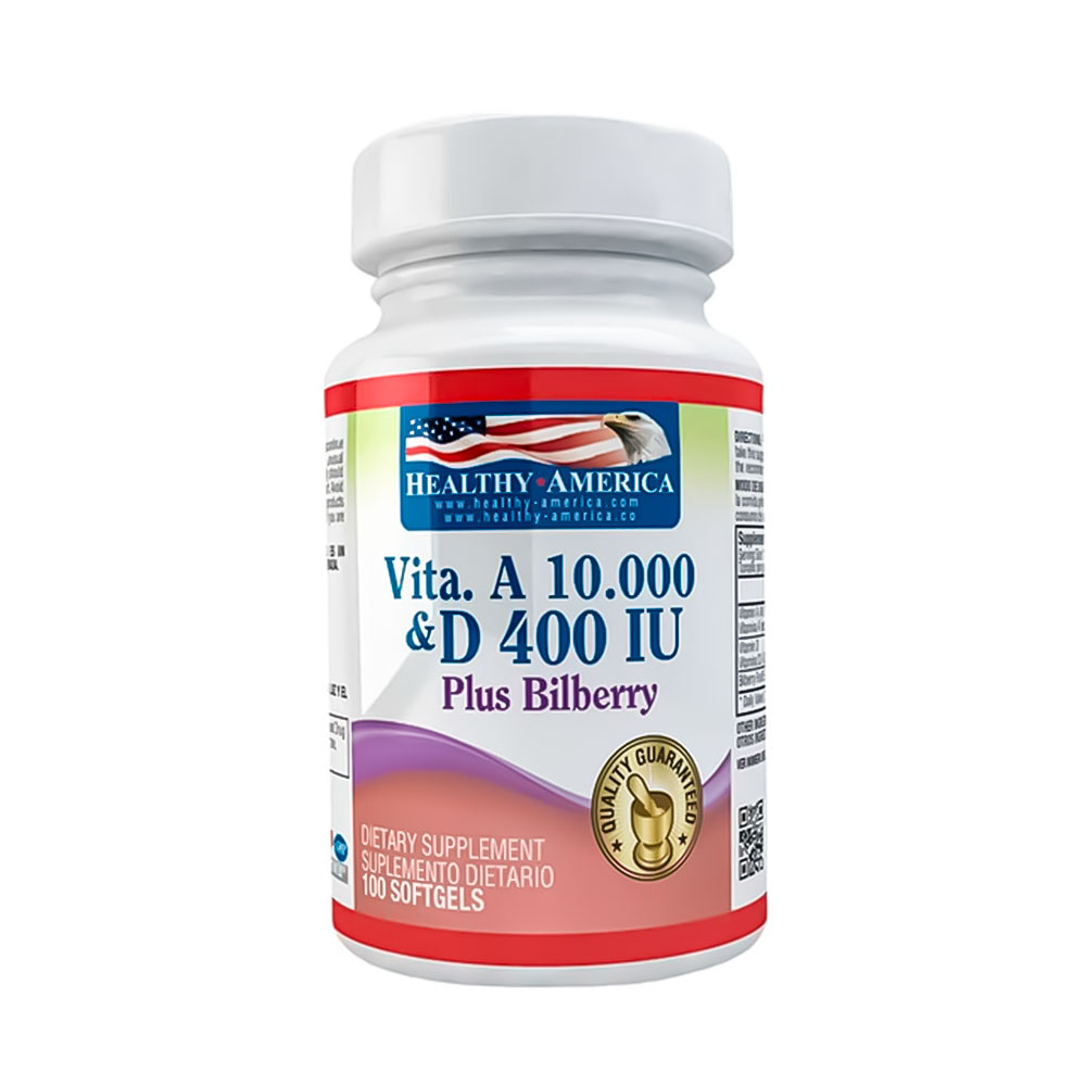 Vitamina A 10.000IU & D 400IU 100 Softgels