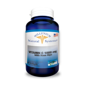 Vitamina C 1000mg + RH 60 Softgels Natural Systems