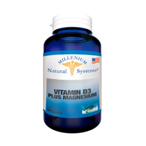 Vitamina D3 2000IU + Magnesio 100 Softgels Natural Systems