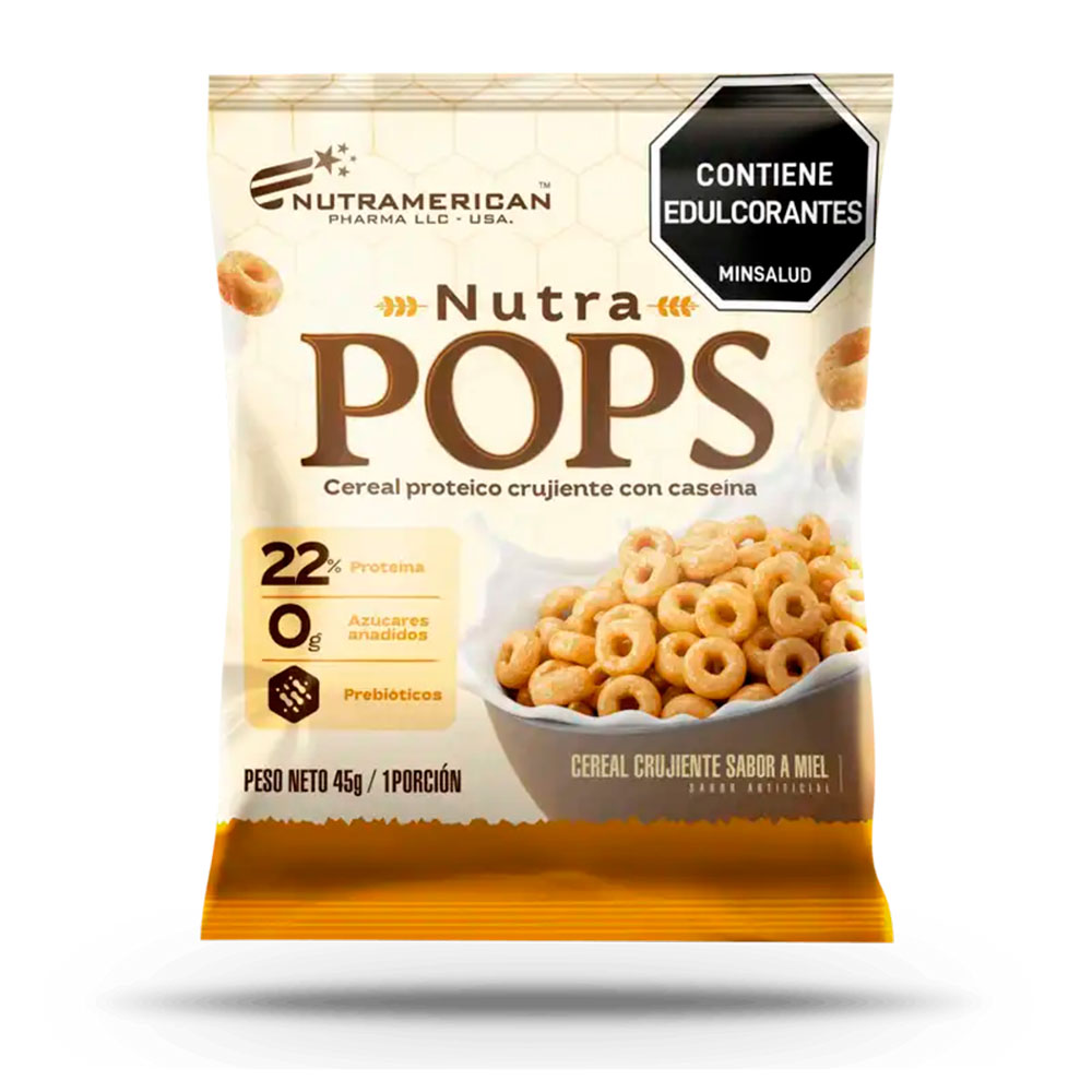 Nutra Pops 12 Unidades 45g Cereal Proteico